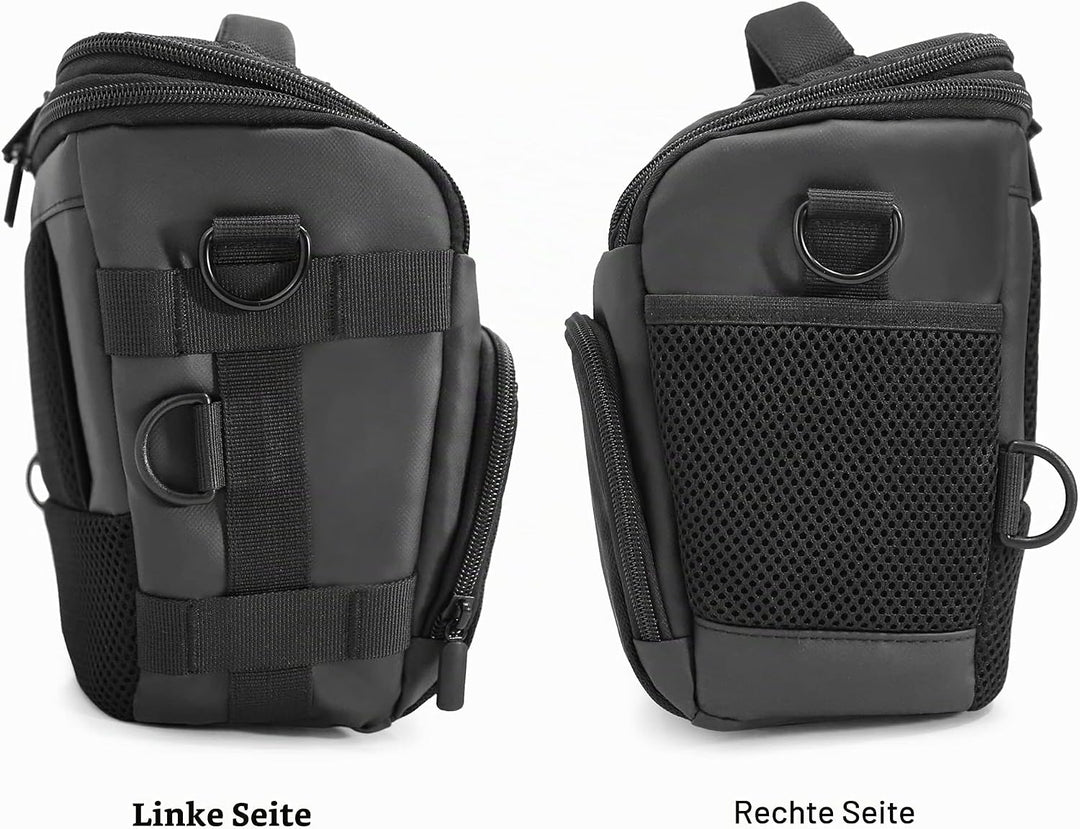 Baxxtar PRO NOVO SLR Kameratasche Colt-Tasche schwarz (Schulter-Beckengurt Gurttunnel) Kompatibel mi