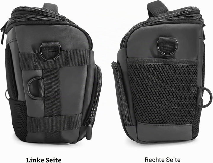 Baxxtar PRO NOVO SLR Kameratasche Colt-Tasche schwarz (Schulter-Beckengurt Gurttunnel) Kompatibel mi