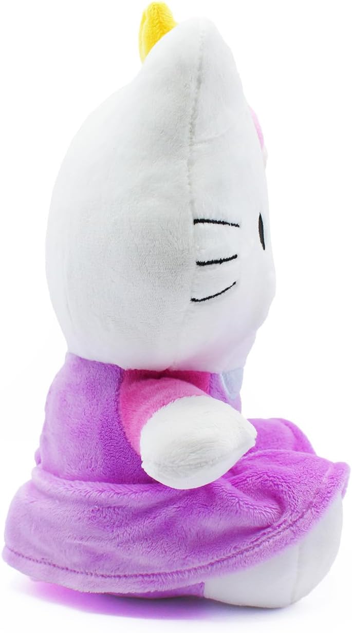 Joy Toy - Hello Kitty Princess Eco Plush 24 cm in wiederverwendbarem Kartontäschchen Prinzessin, Pri