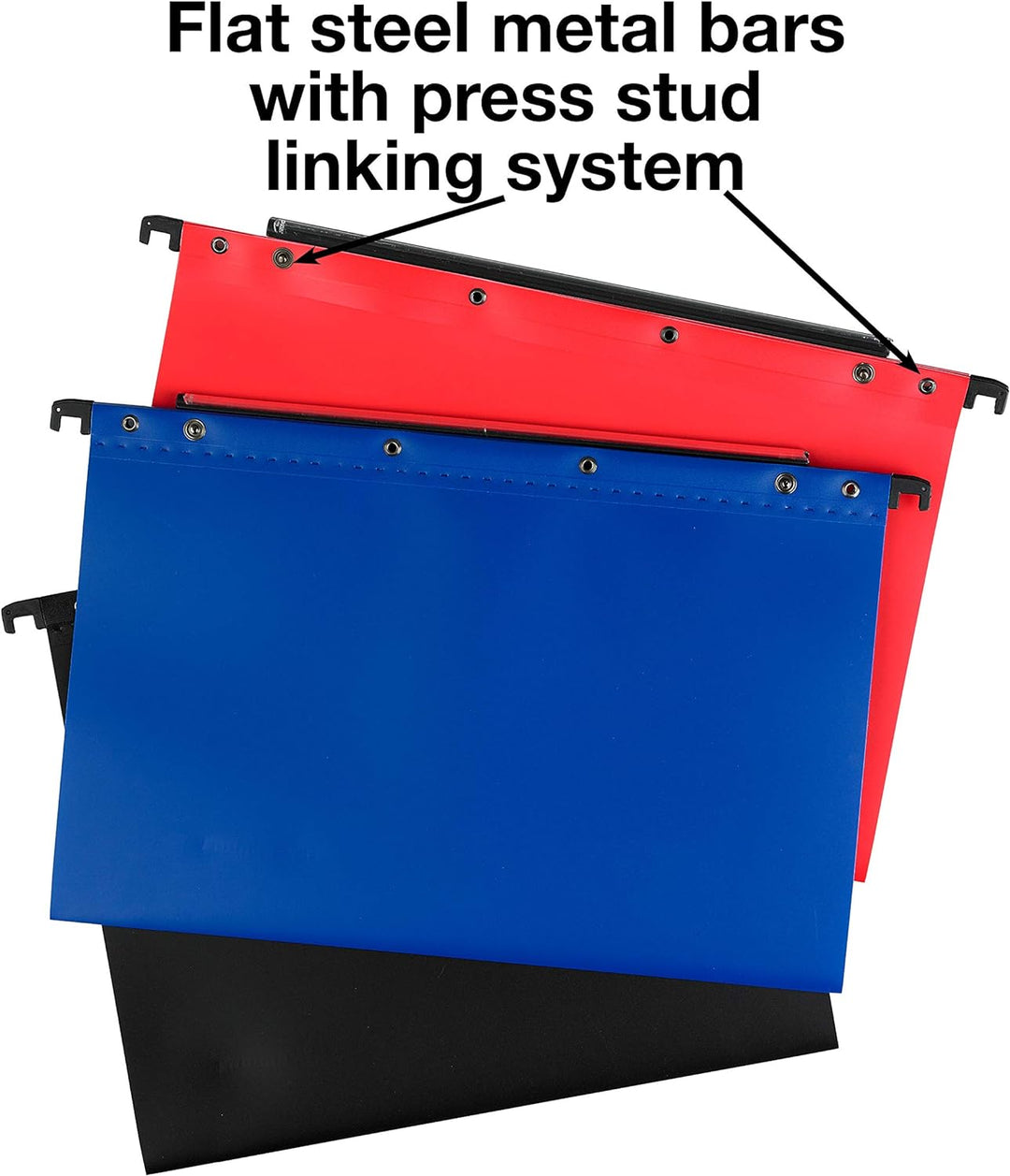 L Oblique Hängemappen im Folio-Format blau, blau