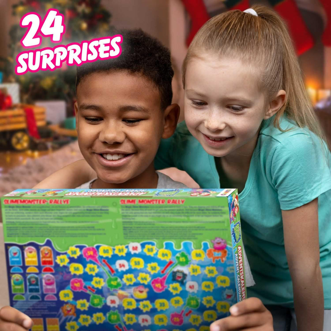 MAGIC SLIME ADVENTSKALENDER Kinder - Weihnachtskalender mit Schleim für Mädchen & Jungen, Spielzeugk