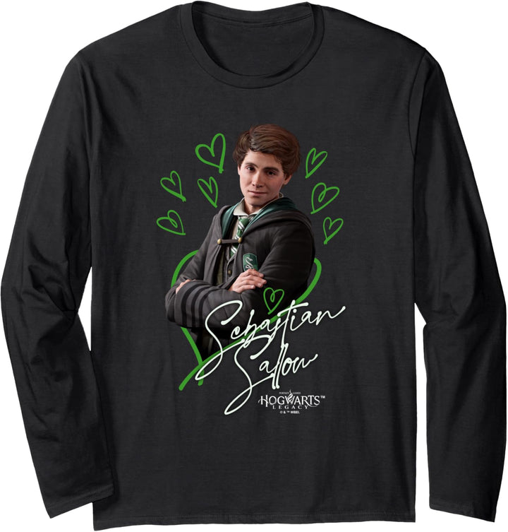 Harry Potter Hogwarts Legacy Sebastian Sallow Signature Langarmshirt