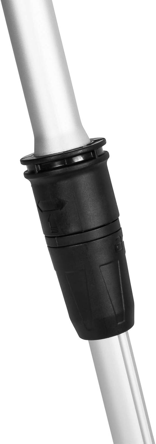 Grafner elektrische Fugenbürste mit kraftvollen 400 Watt und 1800 U/min, ergonomischer Teleskop-Hand