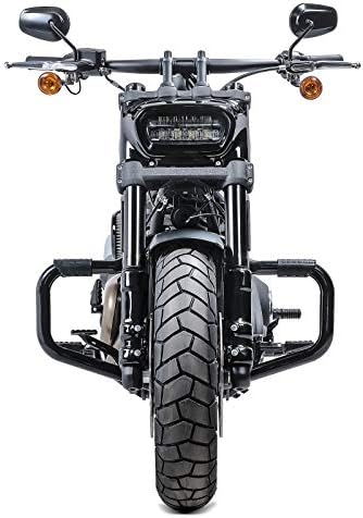 Sturzbügel Mustache II Kompatibel für Harley Softail Fat Bob 18-19 schwarz