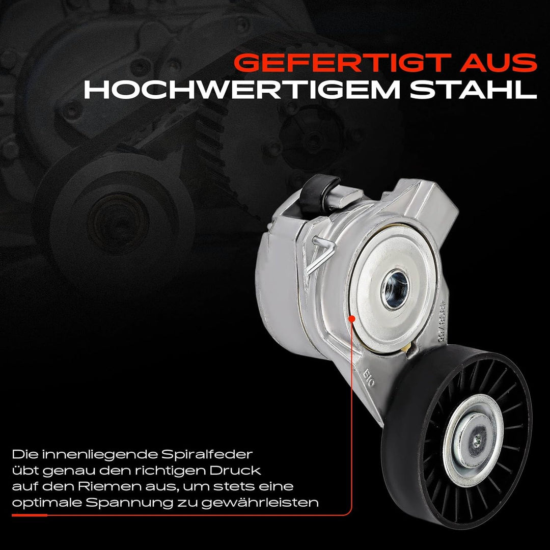 Frankberg 1x Riemenspanner Spannrolle Kompatibel mit 9-3 Cabriolet YS3D 2.0L 2.3L Benzin 1998-2003 9