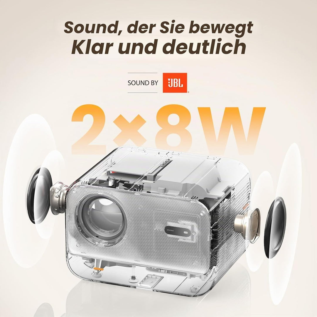 1080P Native Projektor, Yaber L2s Nahtloser Autofokus, Video Beamer mit WiFi6 und Bluetooth 5.1 Heim
