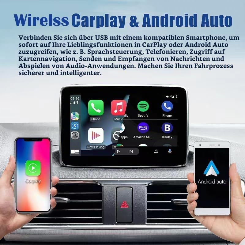 Mazda Wireless Carplay Retrofit Kit, TK78-66-9U0C OEM USB-Hub für das MZD Connect System, kompatibel