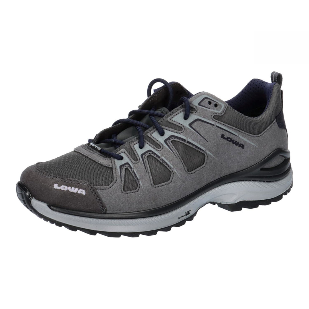 LOWA Innox EVO GTX LO Unisex Wanderschuh Outdoor Goretex 41 EU Grau Kombiniert, 41 EU Grau Kombinier