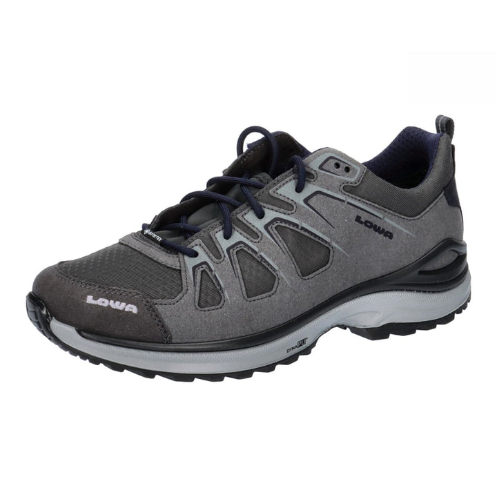 LOWA Innox EVO GTX LO Unisex Wanderschuh Outdoor Goretex 41 EU Grau Kombiniert, 41 EU Grau Kombinier