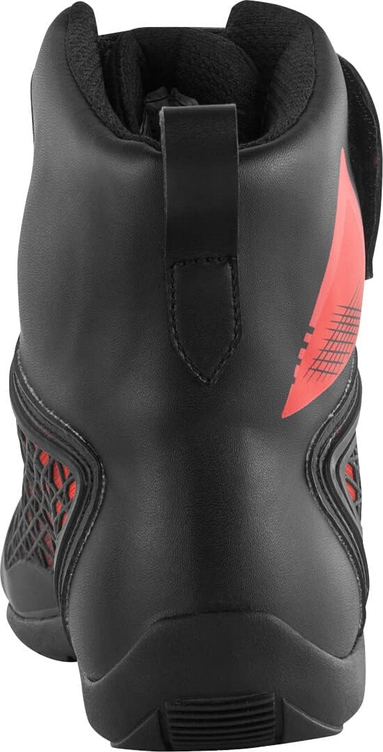Bogotto Aaron Motorradstiefel, schwarz/rot, 47 47 EU Schwarz Rot, 47 EU Schwarz Rot