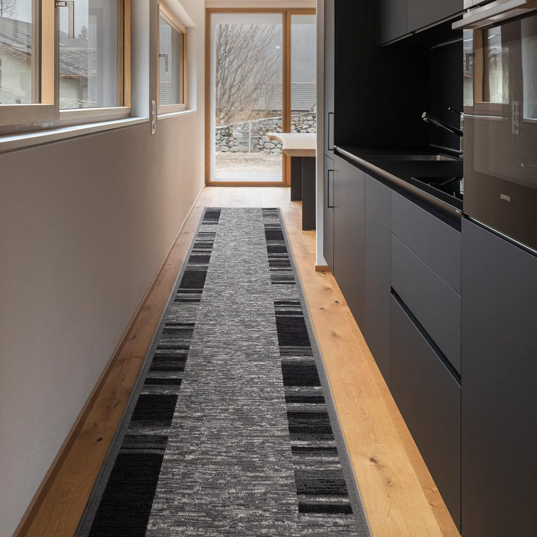Floordirekt Teppichläufer Navona - Läufer für Küche, Flur & Wohnraum - Feinschlingen Teppich - rutsc
