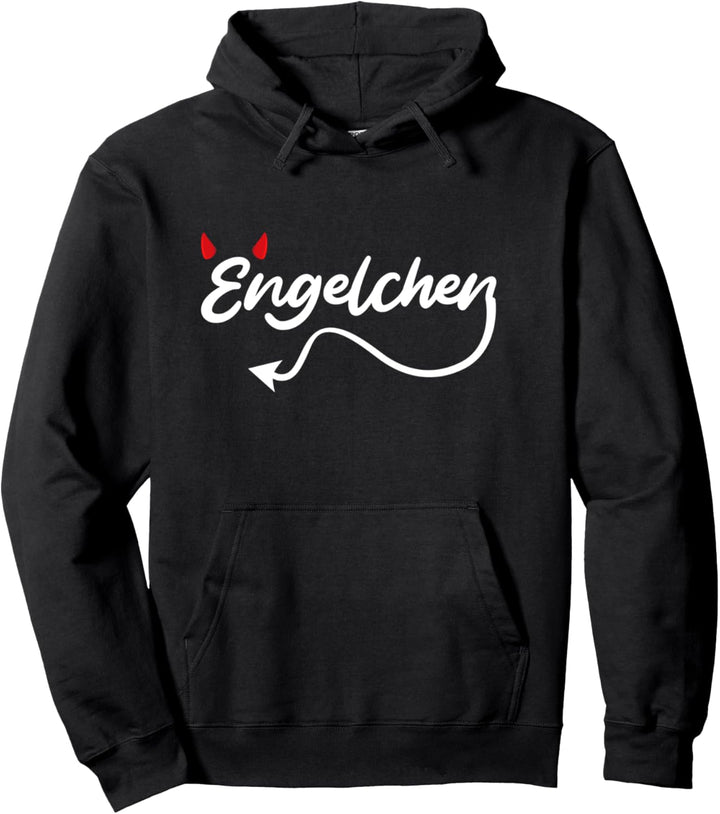 Engel oder Teufel Engelchen Teufelchen Pullover Hoodie