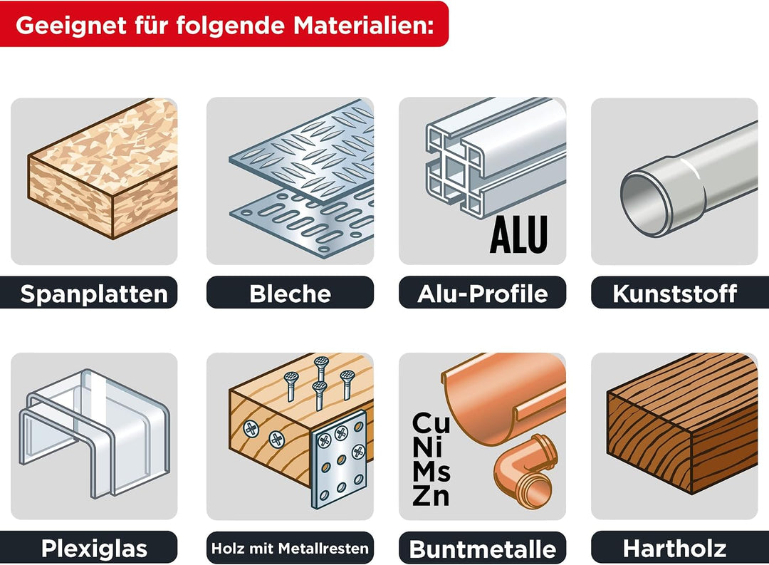 kwb Kreissägeblatt 300 x 30 mm, Made in Germany, Nagelfest, für Holz mit Metallresten, Universal Säg