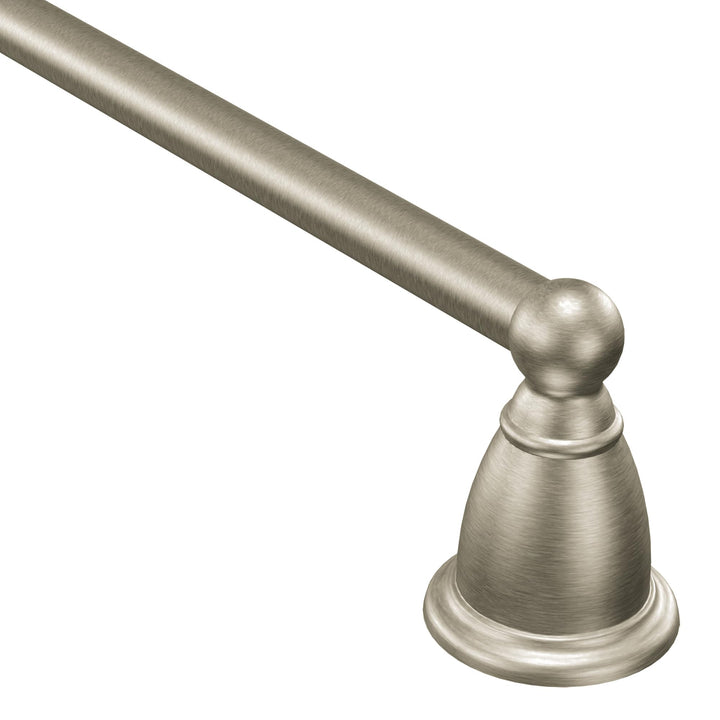 Moen YB2224BN Brantford 24-Inch Bathroom Towel Bar, Brushed Nickel 24 Inch Gebürsteter Nickel, 24 In