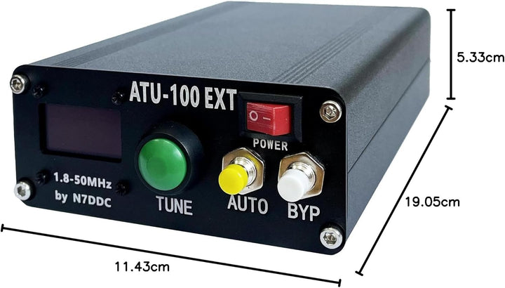 automatischer Antennentuner ATU-100 1.8-50mhz 100w Kurzwelle mit Metallgehäuse Assembled