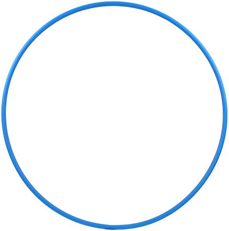 Hoopomania® Hula Hoop Rohling, HDPE-20mm, Ø60/70/80/90/100cm, farbig Blau Ø90cm, Blau Ø90cm
