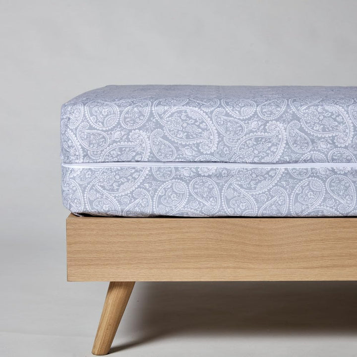10XDIEZ – Matratzenschoner für Bett 90 cm – 90 x 190 cm Kaschmir – vollständiger Schutz Lit de 90 cm