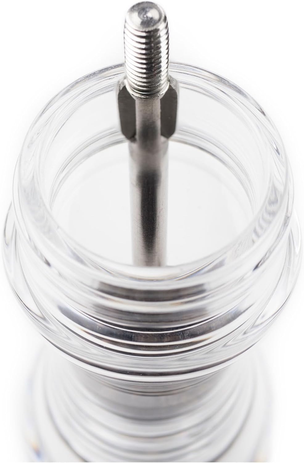 Peugeot Nancy Manuelle Pfeffermühle, Klassische Mahlgradeinstellung, Höhe: 30 cm, Acryl, Transparent