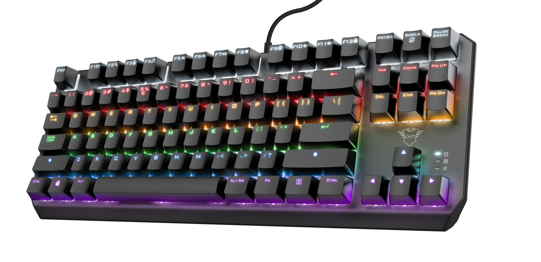 Trust Gaming GXT 834 Callaz TKL Mechanische Tastatur, Italienisches QWERTY-Layout, Outemu Mechanisch