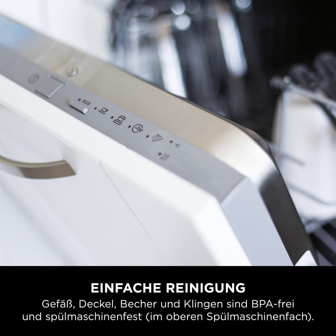 Ninja 2-in-1 Detect Power Mixer Pro &amp; Single Serve | 1200W Mixer mit Krug, &amp; Single Serve, Smoothies