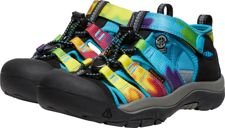 KEEN Unisex Kinder Newport H2-Baby Sandalen 19 EU Rainbow Tie Dye, 19 EU Rainbow Tie Dye