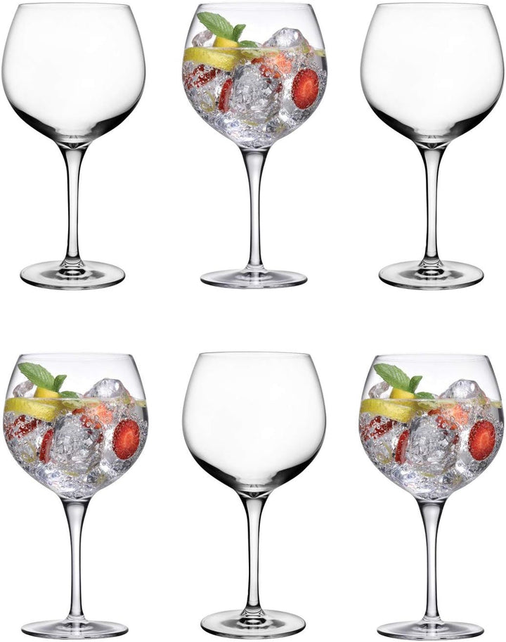 Topkapi XL 67085 Gin Tonic Gläser, Bleifreies Kristallglas, Transparent, 68 cl