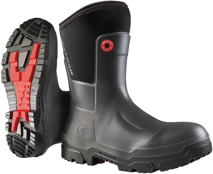 Dunlop Stiefel Snugboot Craftsman Full Safety 37 EU Schwarz, 37 EU Schwarz