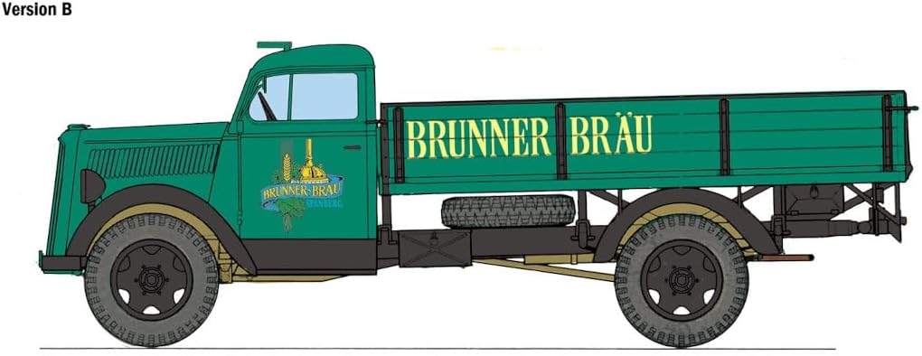 Italeri 3960 1:24 Opel Blitz Truck - Modellbau, Bausatz, Bodenmodell, DIY, Hobby, Kleber, Plastikbau