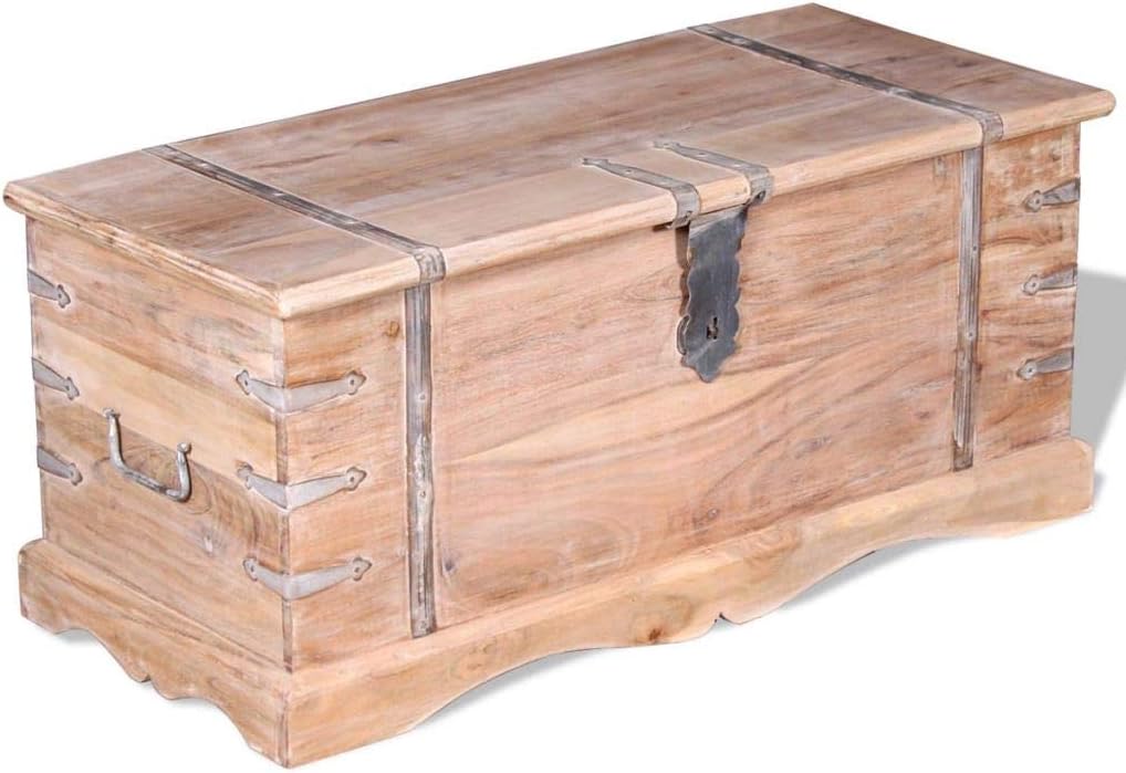 Aufbewahrungstruhe Spielzeugkiste mit grosser Stauraum, Vintage Betttruhe, Flur, Schlafzimmer, Wohnz