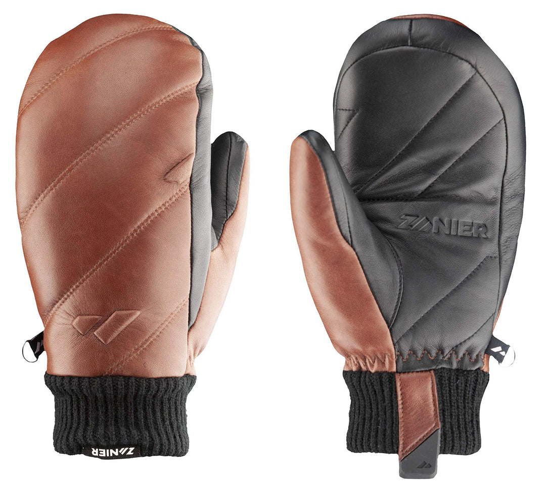 Zanier-Damen-Fäustlinge-VOGUE MITTEN 7.5 Schwarz, Braun, 7.5 Schwarz, Braun