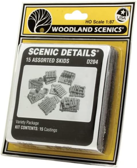 Woodland Scenics D204 verschiedene Palletten Verladungspaletten zum selbstanmalen Bausatz Assorted S
