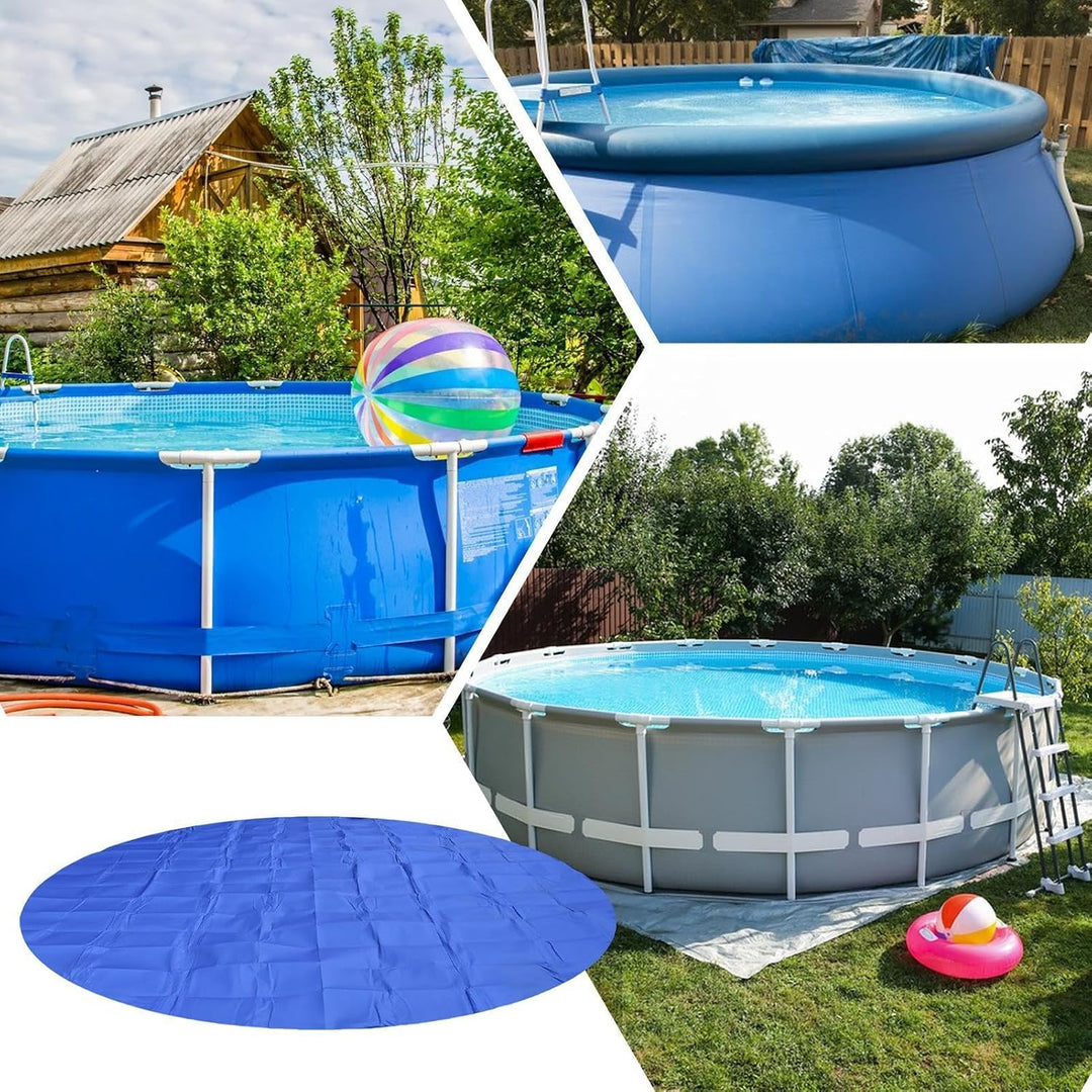 Pool-Bodenmatte – pannensichere runde Stoffplane, Schwimmbad-Auskleidung, Bodenmatte, für Aussenbere