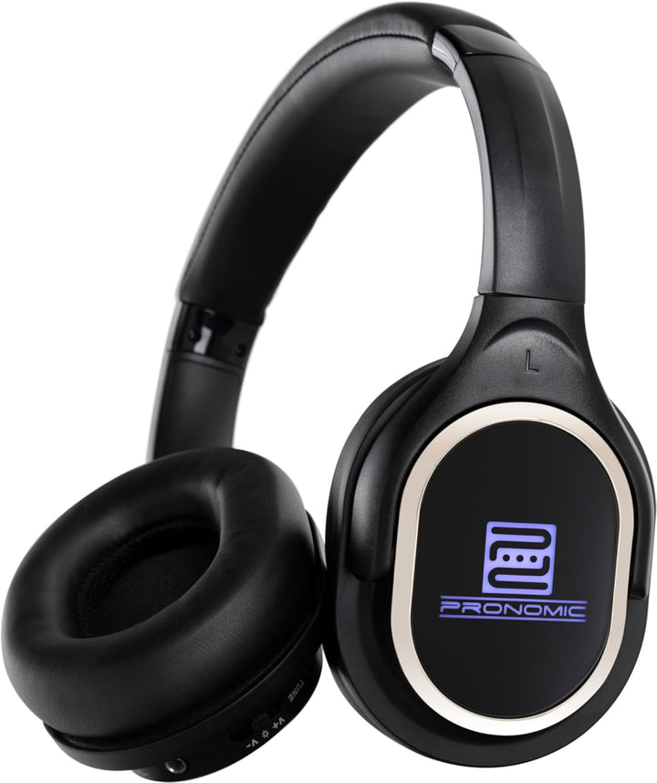 Pronomic SDH-340 USB-C Silent Disco V2 Kopfhörer - kabelloser Funkkopfhörer mit LED-Farbwechsel, USB