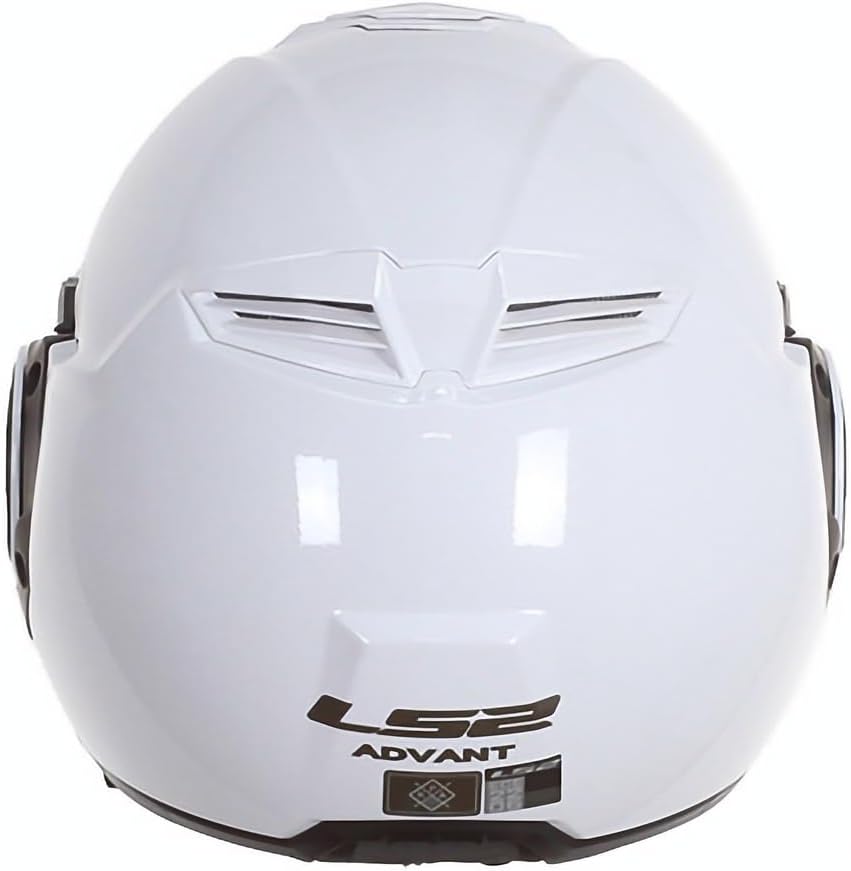 LS2, Klaphelme motorrad ADVANT solid white 06, M M Weiss, M Weiss