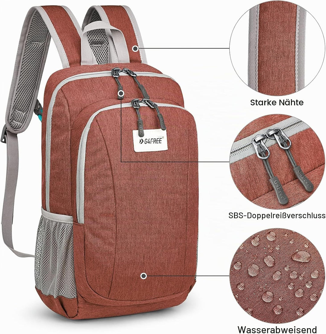 G4Free 10L Mini Trekkingrucksack Multifunktions Reiserucksack Wanderrucksack Wanderrucksack Wanderru