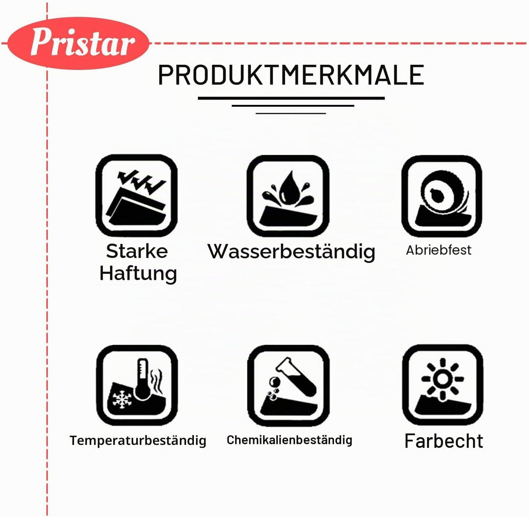 Pristar 6mm Kompatibel Schriftband als Ersatz für Brother TZe-211 TZe211 TZ-211 TZe 6mm Schwarz auf