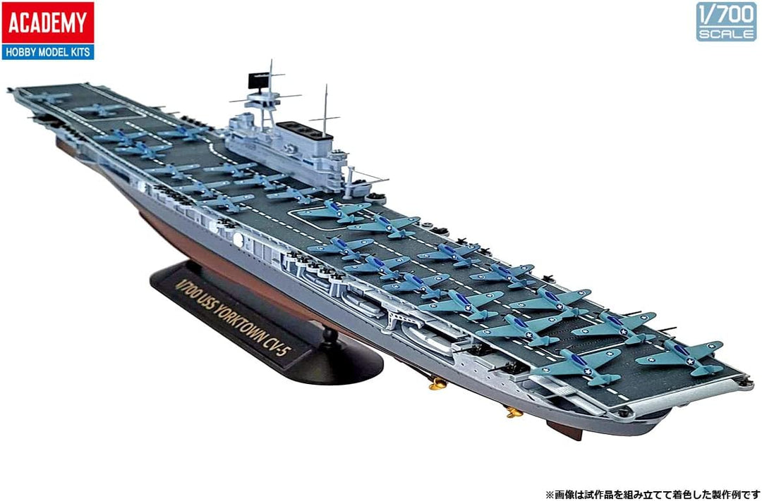 Academy Hobby Modellbausatz 1/700 ACA14229 USS Yorktown CV-5, Mittel