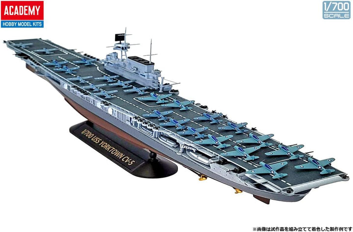 Academy Hobby Modellbausatz 1/700 ACA14229 USS Yorktown CV-5, Mittel