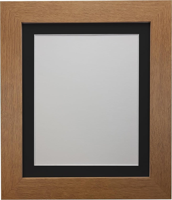 FRAMES BY POST Metro Bilderrahmen, Eiche, Passepartout, Kunststoffglas, 76,2 x 61 cm, für Bildgrösse