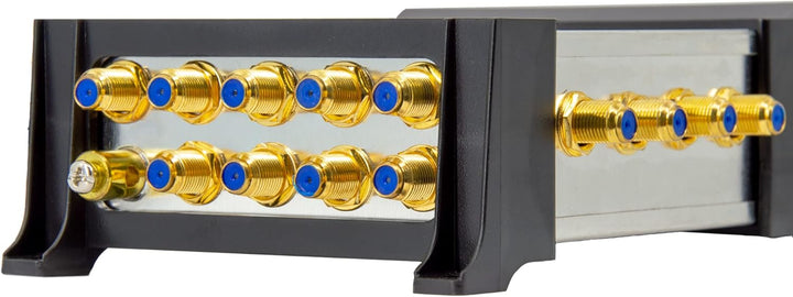 PremiumX PXMS 9/16 Multischalter mit Netzteil Multiswitch 2 SAT für 16 Teilnehmer Satverteiler Digit