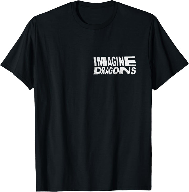 Offizielle Imagine Dragons Exclusive Japanische Collage Schwarz T-Shirt