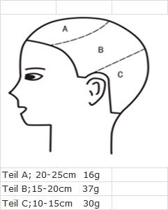 Übungskopf Leoni 25 cm dunkelblond Limage