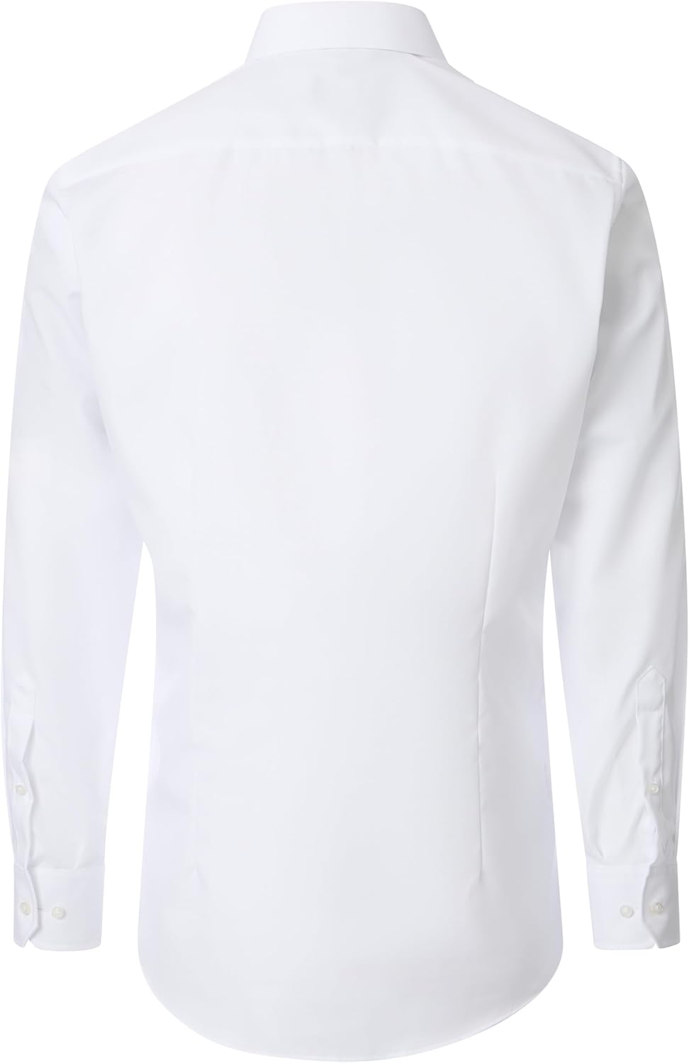 Venti Herren Twill Hemd unifarben extra Langer Arm 72cm Modern Fit 39 Extra Tall Weiss, 39 Extra Tal