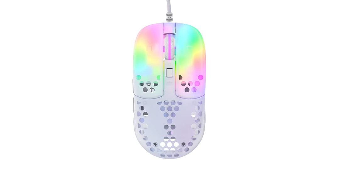 Xtrfy MZ1, Ultraleichte Kabelgebundene Gaming-Maus, Pixart 3389 Sensor, Einzigartige Form für Optima