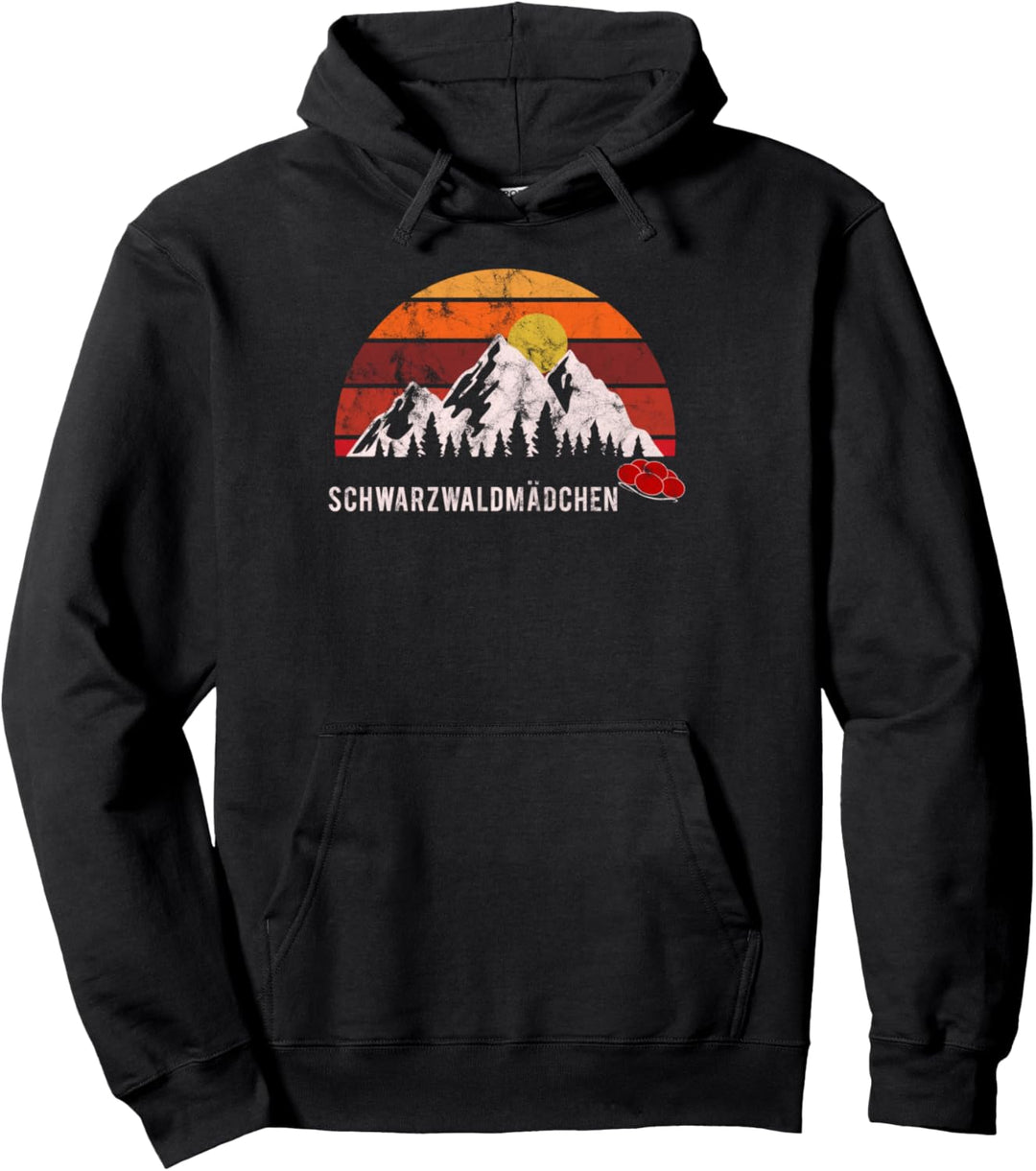 Schwarzwaldmädchen Geschnek für Mädchen Bollenhut Pullover Hoodie