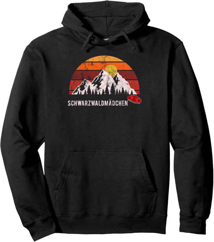 Schwarzwaldmädchen Geschnek für Mädchen Bollenhut Pullover Hoodie