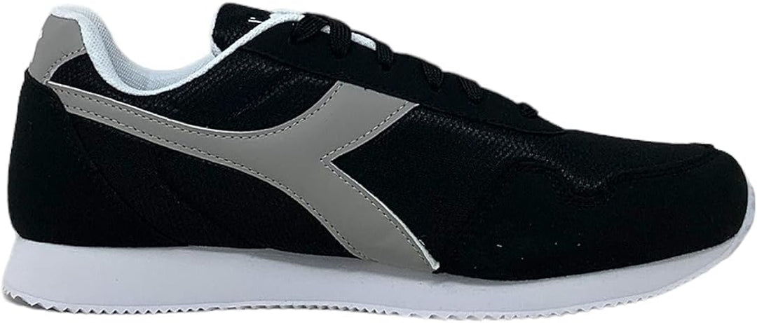 Diadora Herren Simple RunSneakers 40 EU Black Paloma Grey, 40 EU Black Paloma Grey