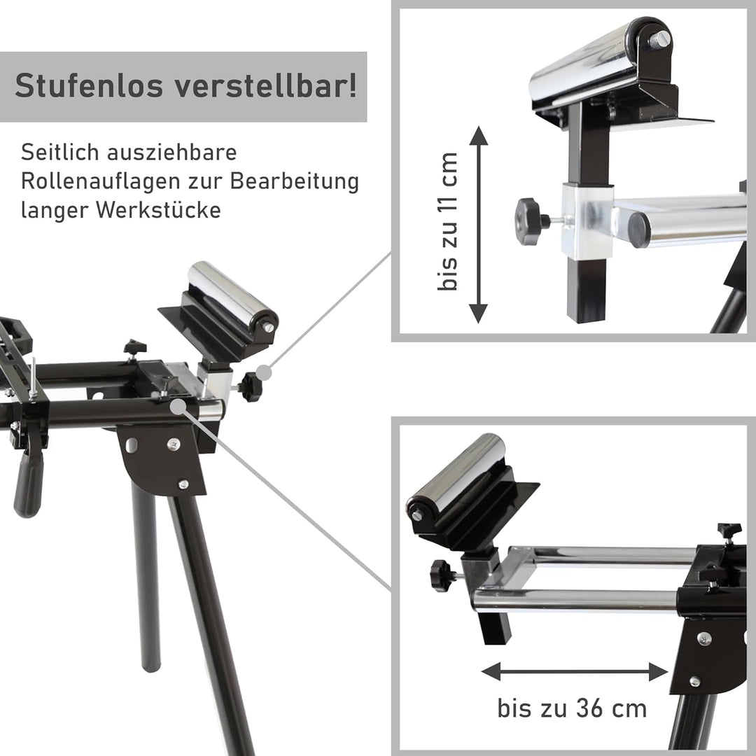 LEMODO Kappsägen Untergestell - Maschinengestell - Kappsägen-Werkbank - Arbeitstisch für Schleifmasc