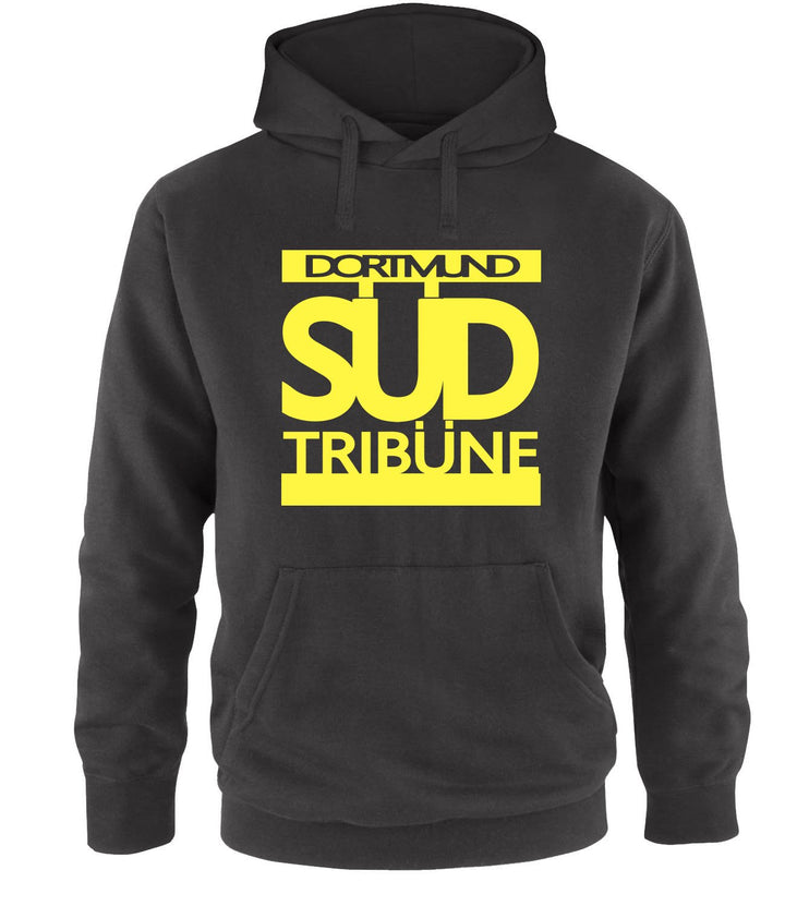Luckja Dortmund Südtribüne Herren Hoodie L Schwarz/Gelb, L Schwarz/Gelb