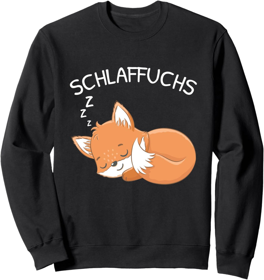 Schlaffuchs Fuchs Schlafshirt Müder Fuchs Pyjama Sweatshirt